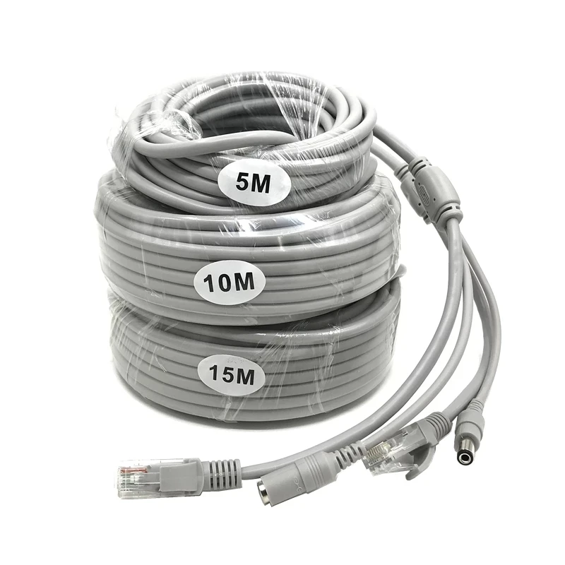 Сетевой кабель RJ45 для подключения камеры, 5/10/20/30 м, 12 В постоянного тока, 2,1x5,5 мм
Сетевой кабель RJ45 для подключения камеры, 5/10/20/30 м, 12 В постоянного тока, 2,1x5,5 мм