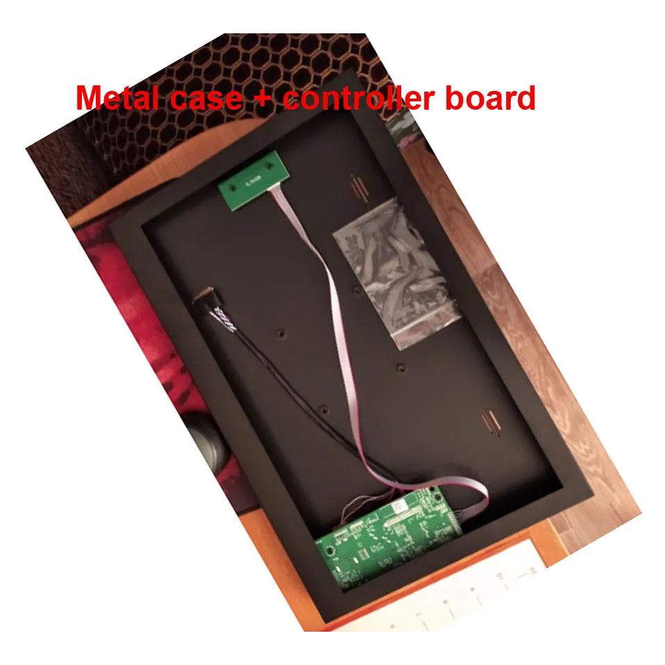 58C Controller board + Metal alloy back cover case box DIY VGA HDMI-compatible kit for B156XTN02 15.6" LED LCD 1366x768 panel
58C Controller board + Metal alloy back cover case box DIY VGA HDMI-compatible kit for B156XTN02 15.6" LED LCD 1366x768 panel