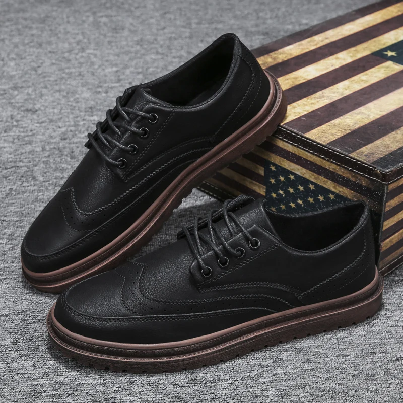 2021 New Retro British Style Men's Leather Leisure Brand Shoes Fashion Walking Outdoor Men's Shoes
2021 New Retro British Style Men's Leather Leisure Brand Shoes Fashion Walking Outdoor Men's Shoes