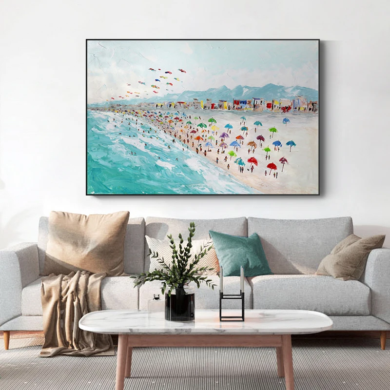 Abstract Seaside Beach Seascape Oil Paintings on Canvas Modern Landscape Posters and Prints Pictures for Living Room Home Decor
Abstract Seaside Beach Seascape Oil Paintings on Canvas Modern Landscape Posters and Prints Pictures for Living Room Home Decor