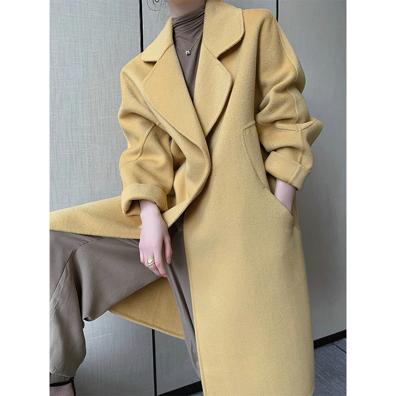 2021 Winter Clothes Women 100% Wool Coat Female Long Elegant Korean Style Fashion Jackets Straight Manteau Femme Hiver WPY4248
2021 Winter Clothes Women 100% Wool Coat Female Long Elegant Korean Style Fashion Jackets Straight Manteau Femme Hiver WPY4248