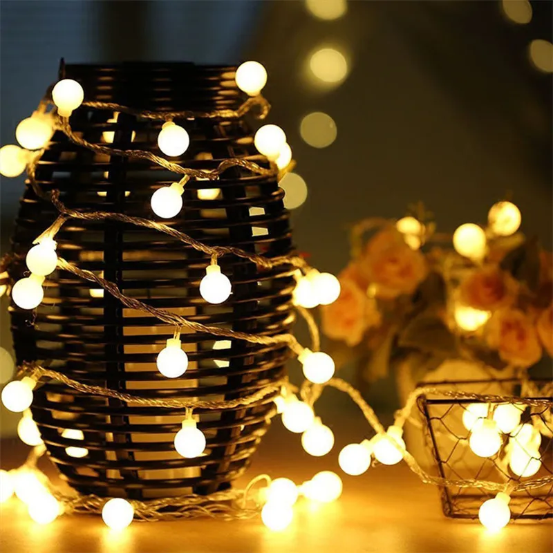 100m 800 leds Ball LED Garland Wedding Garland String Lights Christmas Party Birthday Holiday Fairy Light Home Garden Decoration
100m 800 leds Ball LED Garland Wedding Garland String Lights Christmas Party Birthday Holiday Fairy Light Home Garden Decoration