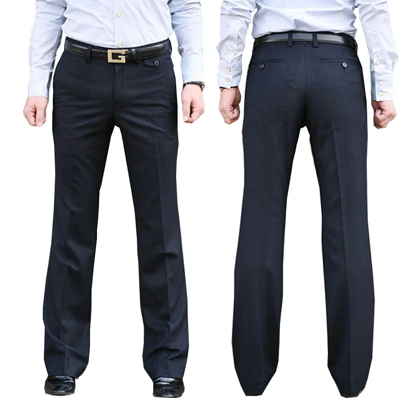 Hot Men's Flared Trousers Formal Pants Bell Bottom Pant Dance White Suit Pants Suit Pants for Men Size 28-37
Hot Men's Flared Trousers Formal Pants Bell Bottom Pant Dance White Suit Pants Suit Pants for Men Size 28-37