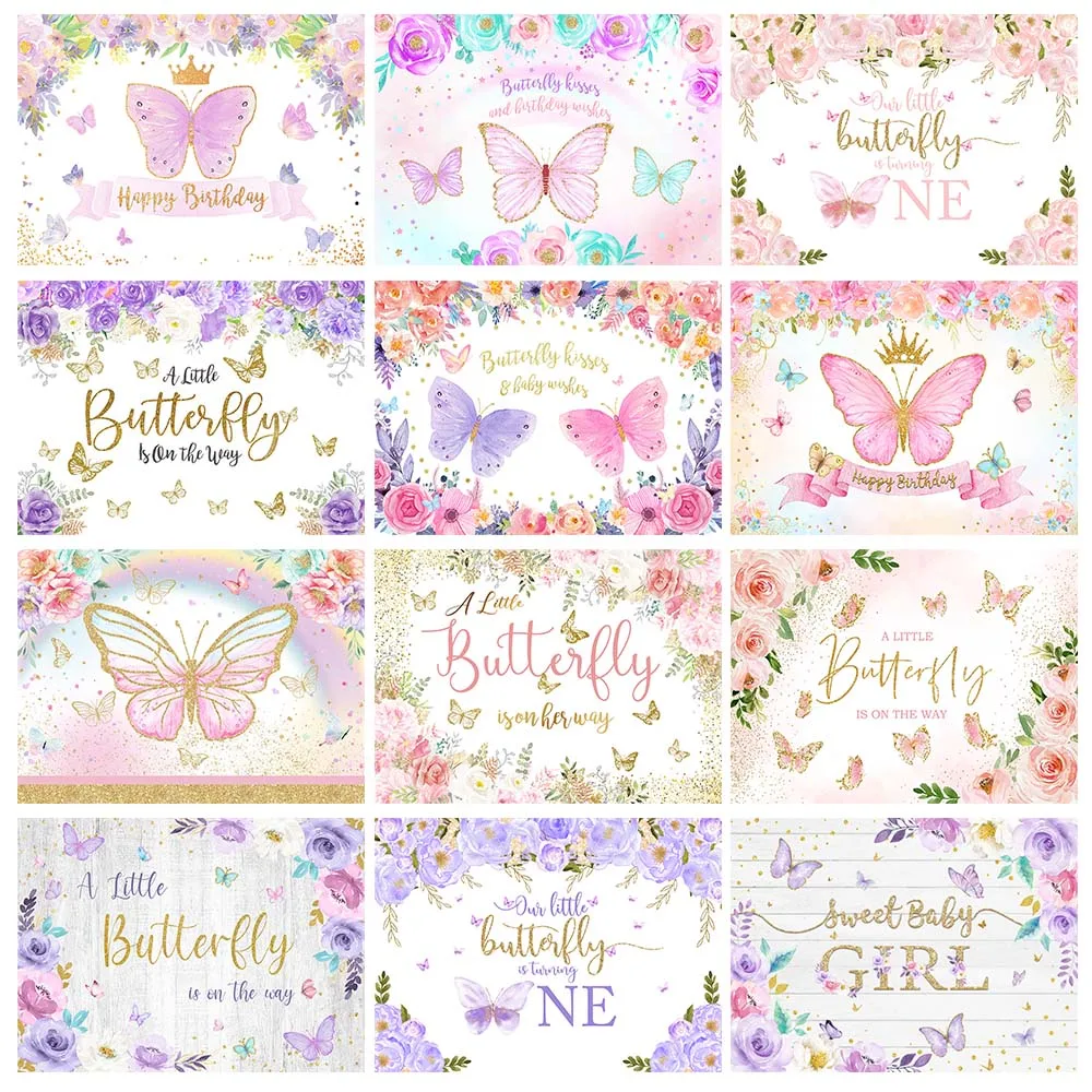 Flower Butterfly Newborn Birthday Baby Shower Photography Backdrops Birthday Party Decor Pink Photo Background Studio Photoshoot
Flower Butterfly Newborn Birthday Baby Shower Photography Backdrops Birthday Party Decor Pink Photo Background Studio Photoshoot