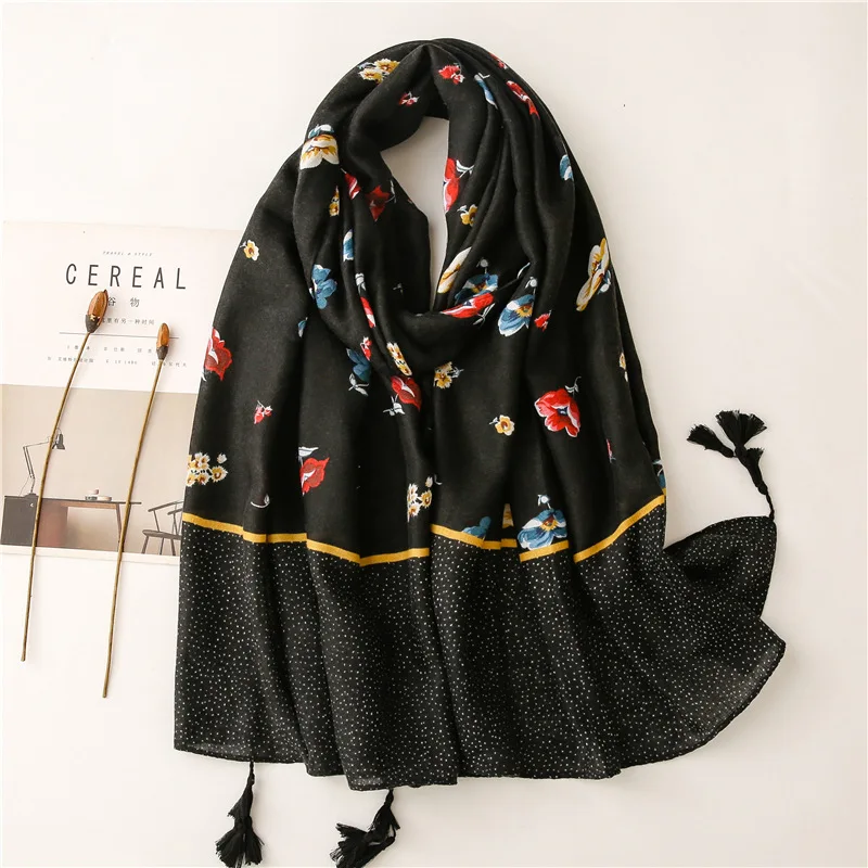 2021 New Vintage Flower Print Tassel Scarf Shawls Soft Cotton Floral Pattern Head Hijab Wrap Free Shipping
2021 New Vintage Flower Print Tassel Scarf Shawls Soft Cotton Floral Pattern Head Hijab Wrap Free Shipping