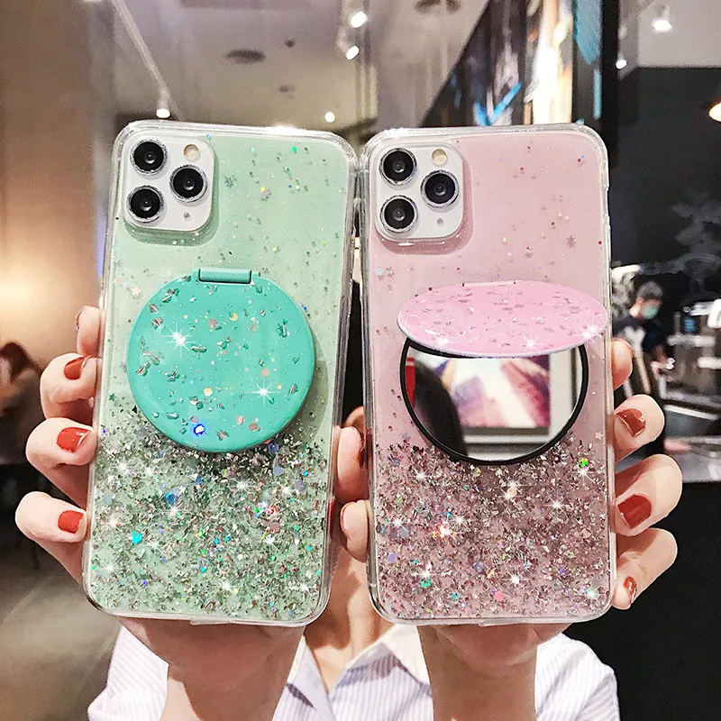 Glitter Mirror Case For Apple iPhone 13 11 Pro XS MAX XR X Shockproof Bling Stand Silicone Cover For iPhone 14 12 Mini 8 7 Plus
Glitter Mirror Case For Apple iPhone 13 11 Pro XS MAX XR X Shockproof Bling Stand Silicone Cover For iPhone 14 12 Mini 8 7 Plus
