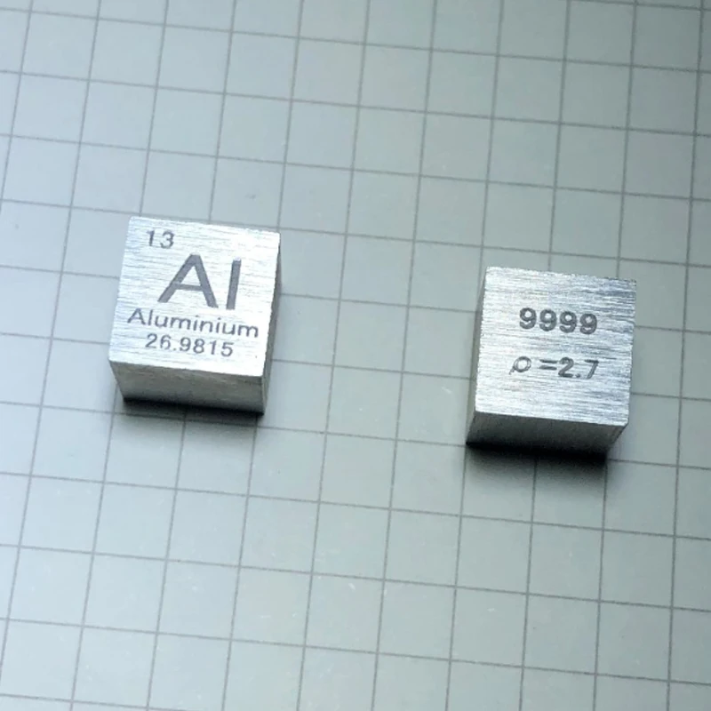 99.99% Aluminum Cube High Purity Aluminum 4N Metal Aluminum Periodic Cube 10mm 2.7g Al Wonderful Element Collection
99.99% Aluminum Cube High Purity Aluminum 4N Metal Aluminum Periodic Cube 10mm 2.7g Al Wonderful Element Collection