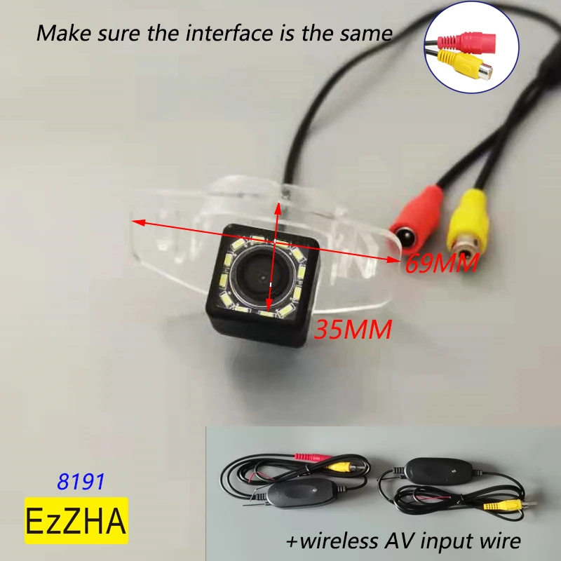 LED light HD CCD Lens Vehicle Rear View Reverse Camera For Honda Civic Accord Ciimo Fit Spirior Everus Dynamic Trajectory Tracks
LED light HD CCD Lens Vehicle Rear View Reverse Camera For Honda Civic Accord Ciimo Fit Spirior Everus Dynamic Trajectory Tracks