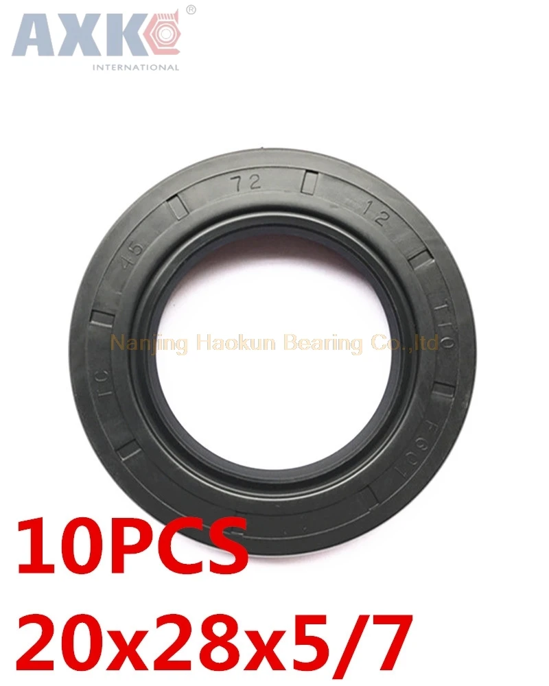 AXK 10pcs TC 20x28x5 20x28x7 20*28*5 20*28*7 Skeleton Oil Seals high-quality Seals Radial shaft seals
AXK 10pcs TC 20x28x5 20x28x7 20*28*5 20*28*7 Skeleton Oil Seals high-quality Seals Radial shaft seals