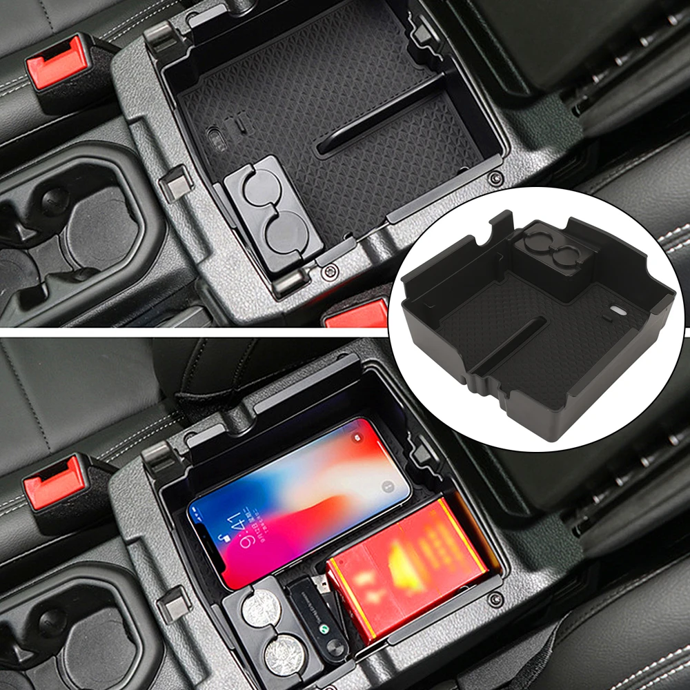 for Jeep Wrangler JL Gladiator JT 2018 2019 2020 2021 2022 2023 Armrest Storage Box Store Phone Coins Car Interior Accessories
for Jeep Wrangler JL Gladiator JT 2018 2019 2020 2021 2022 2023 Armrest Storage Box Store Phone Coins Car Interior Accessories