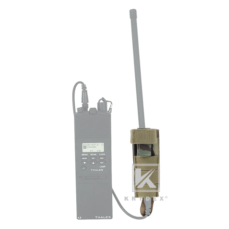 KRYDEX Tactical Radio Antenna Relocation Tactical Modular Retention Pouch Small MOLLE Wargame Airsoft Combat Equipment Pouch
KRYDEX Tactical Radio Antenna Relocation Tactical Modular Retention Pouch Small MOLLE Wargame Airsoft Combat Equipment Pouch