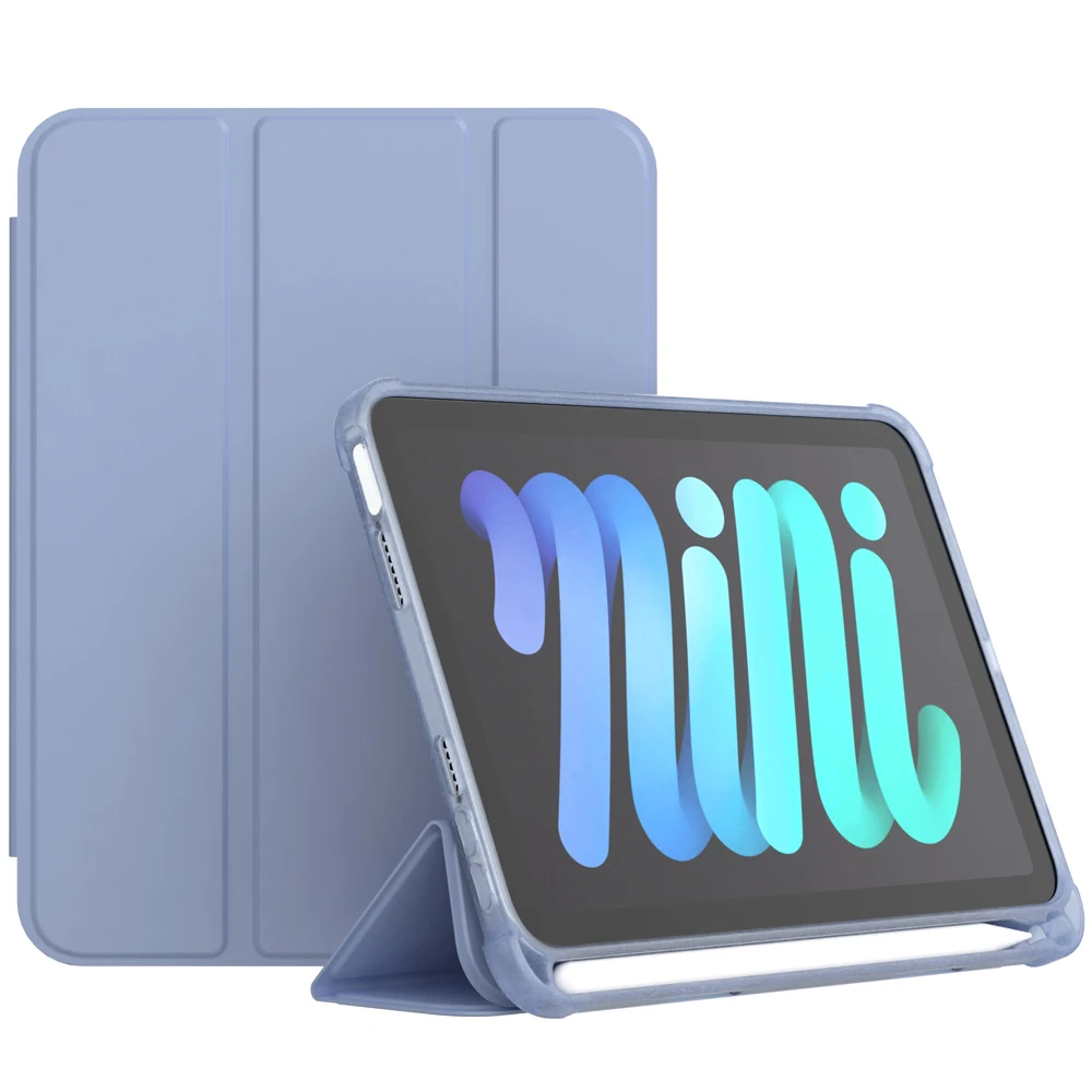 Case For iPad Mini 6 2021 Tri-Fold Pu Leather Smart Cover For iPad Mini 6th Generation With Pencil Holder Silicone Back Case
Case For iPad Mini 6 2021 Tri-Fold Pu Leather Smart Cover For iPad Mini 6th Generation With Pencil Holder Silicone Back Case