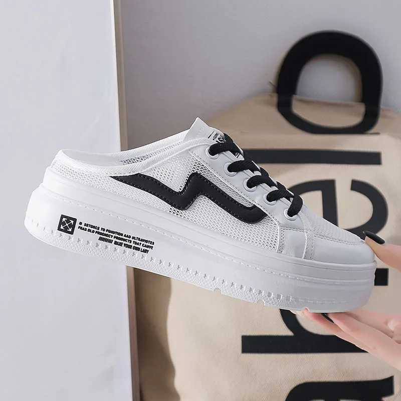 Spring Summer Trend Women Vulcanized Shoes Breathable Light Comfortable White Shoes Student Fashion Mesh Platform Shoes
Spring Summer Trend Women Vulcanized Shoes Breathable Light Comfortable White Shoes Student Fashion Mesh Platform Shoes