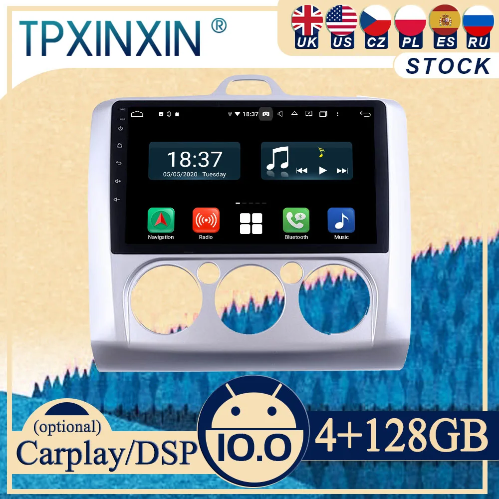 PX6 для Ford Focus Exi MT AT 2 2004-2011 Android 10 Carplay радио плеер Автомобильный GPS-навигатор головное устройство Автомобильное стерео WIFI DSP BT
PX6 для Ford Focus Exi MT AT 2 2004-2011 Android 10 Carplay радио плеер Автомобильный GPS-навигатор головное устройство Автомобильное стерео WIFI DSP BT