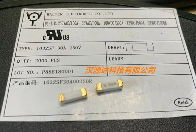 Оригинальный Новый предохранитель 100% 1032SF30A00250R 0456030.ER 1032S-30A-250V 3X10MM
Оригинальный Новый предохранитель 100% 1032SF30A00250R 0456030.ER 1032S-30A-250V 3X10MM