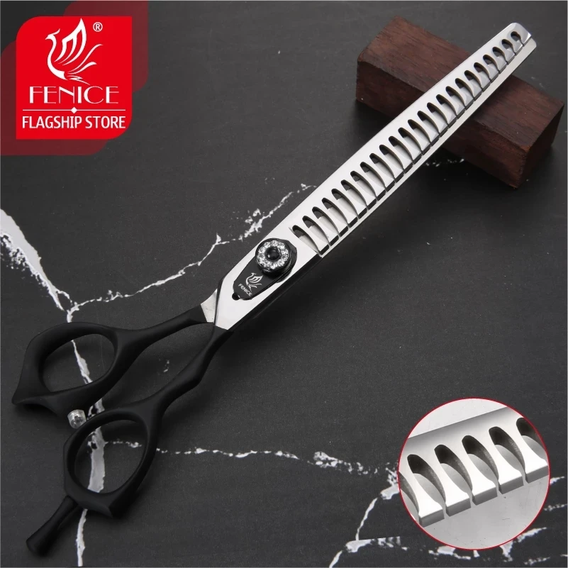Fenice 7.0/7.5 inch Professional Dog Grooming Chunker Shears JP440C Pets Scissors Thinning Rate 75%
Fenice 7.0/7.5 inch Professional Dog Grooming Chunker Shears JP440C Pets Scissors Thinning Rate 75%
