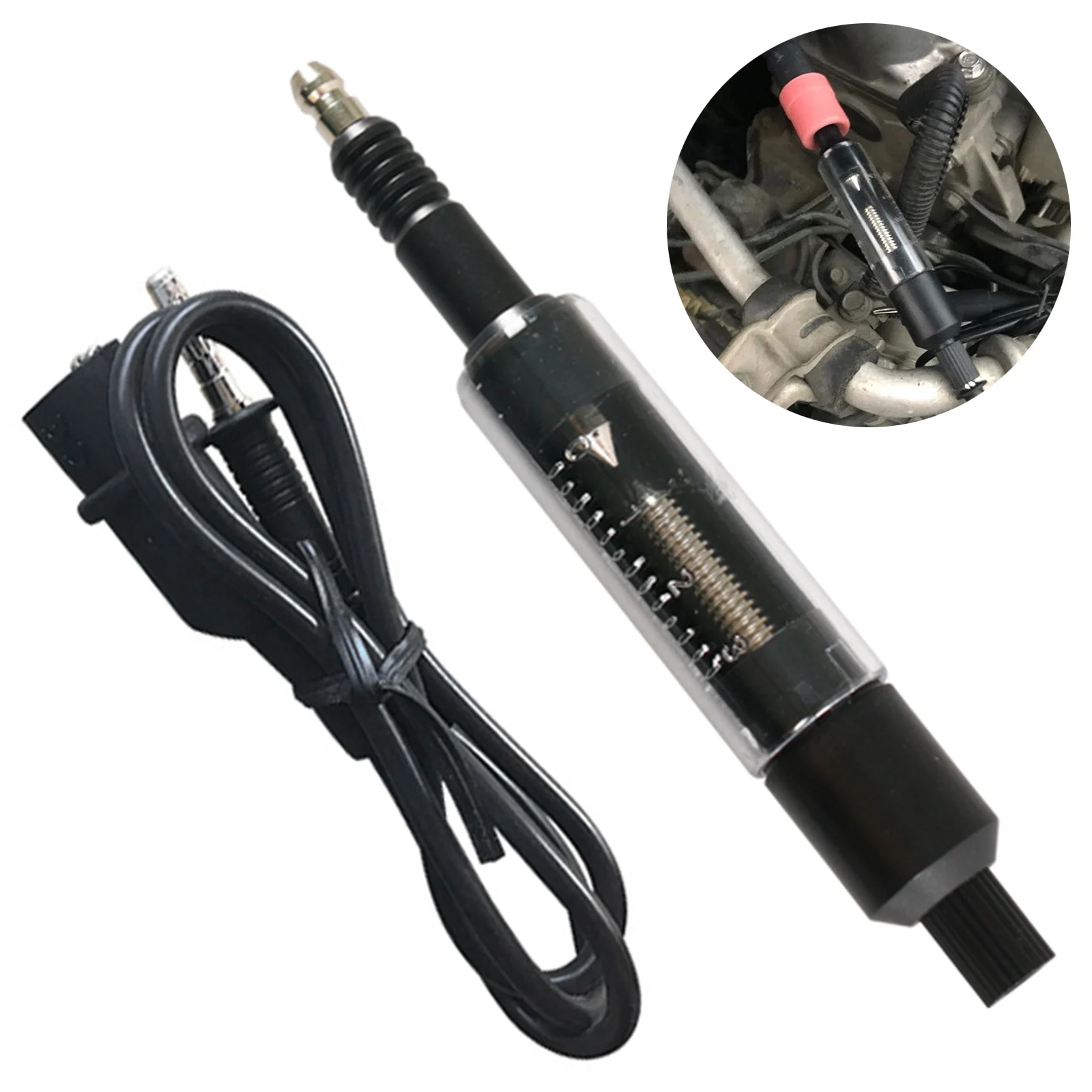 Universal Car Spark Tester Small Engine Spark Plug Tester Ignition System Coil Diagnostic Detector Plastic Auto Repair Tool
Universal Car Spark Tester Small Engine Spark Plug Tester Ignition System Coil Diagnostic Detector Plastic Auto Repair Tool
