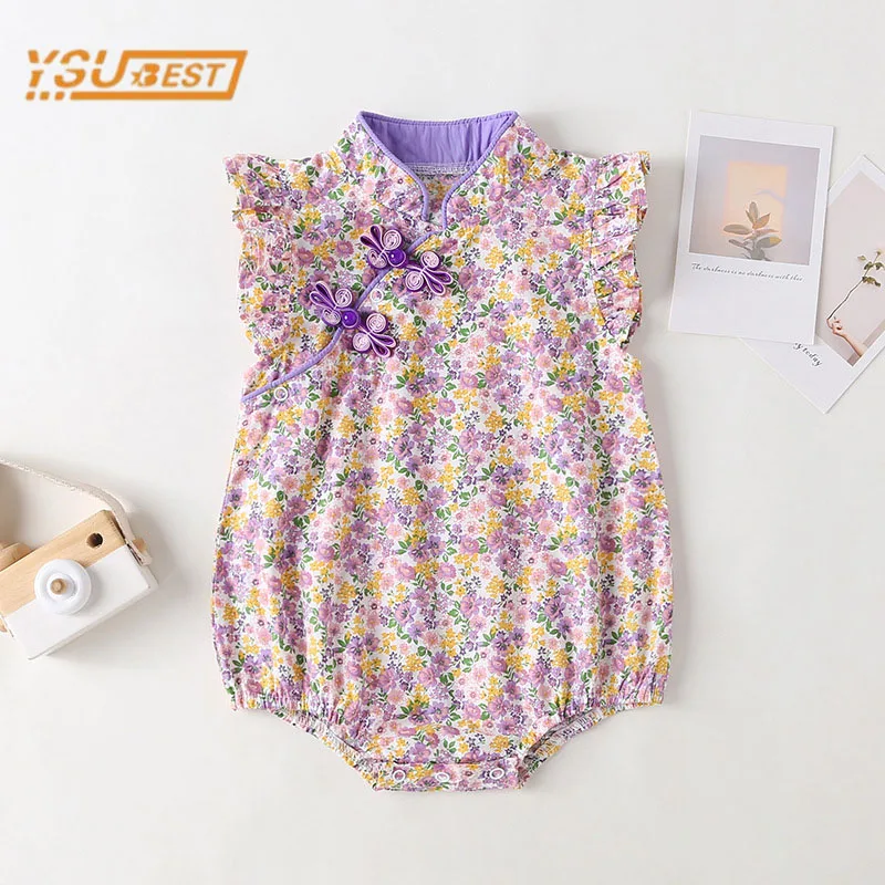 Baby Girl Sleeveless Cheongsam Printing Rompers Newborn Toddler Jumpsuit Summer Infant Baby Girls Children Outfit Rompers
Baby Girl Sleeveless Cheongsam Printing Rompers Newborn Toddler Jumpsuit Summer Infant Baby Girls Children Outfit Rompers