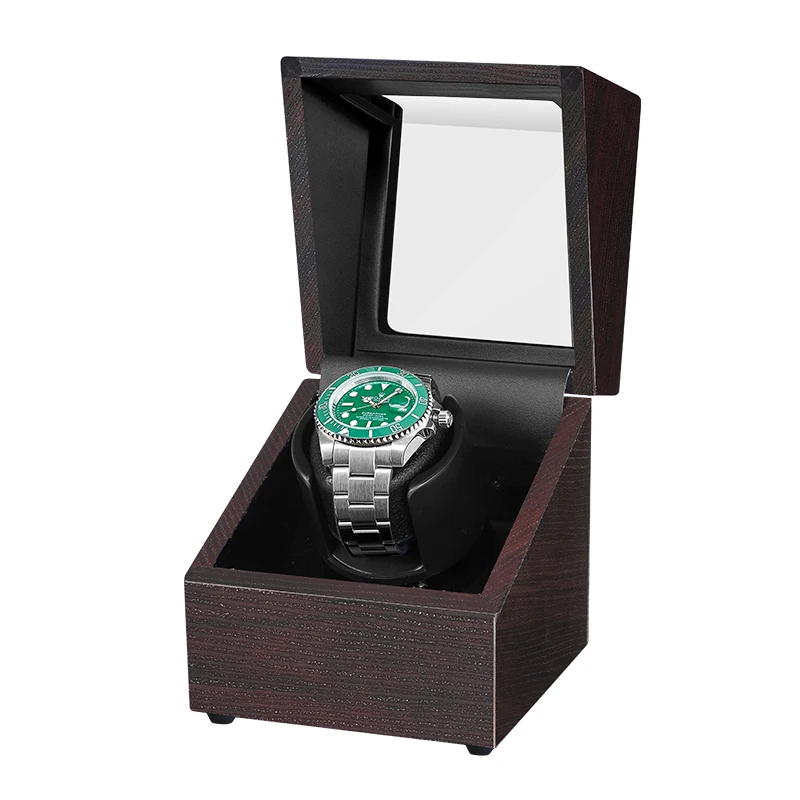 Single watch household Wooden Single Watch Winder Automatic Watch Winder Box Accessories Display Mechanical Rotating Leather
Single watch household Wooden Single Watch Winder Automatic Watch Winder Box Accessories Display Mechanical Rotating Leather