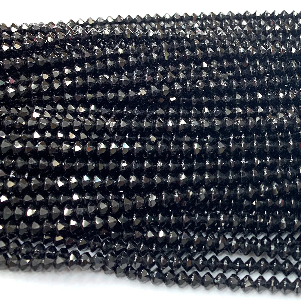 Veemake Black Spinel Natural Gemstones DIY Necklace Bracelets Ring Faceted Cone Rondelle Women's Beads For Jewelry Making 06994
Veemake Black Spinel Natural Gemstones DIY Necklace Bracelets Ring Faceted Cone Rondelle Women's Beads For Jewelry Making 06994