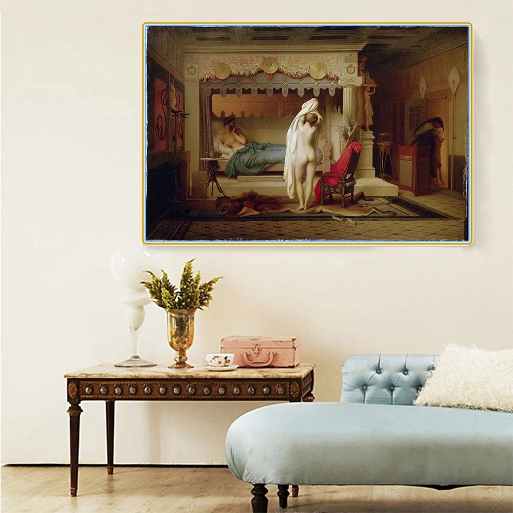 Citon Jean-Leon Gerome《King Candaules, 1859》Canvas Oil Painting World Famous Artwork Picture Modern Wall Decor Home Decoration
Citon Jean-Leon Gerome《King Candaules, 1859》Canvas Oil Painting World Famous Artwork Picture Modern Wall Decor Home Decoration
