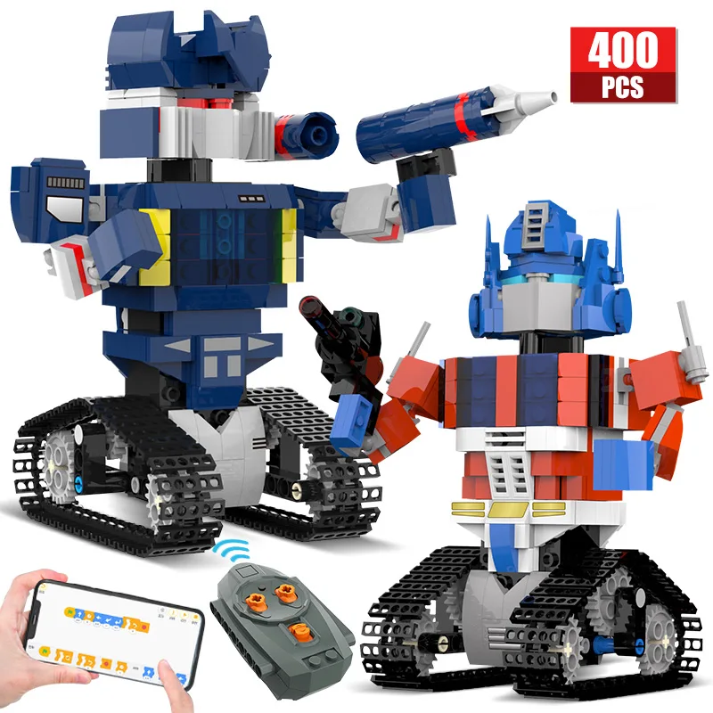 City Transformation RC Robot Track Building Blocks APP Remote Control Mechanical Vehicle Bricks Toys For Kids Gifts
City Transformation RC Robot Track Building Blocks APP Remote Control Mechanical Vehicle Bricks Toys For Kids Gifts