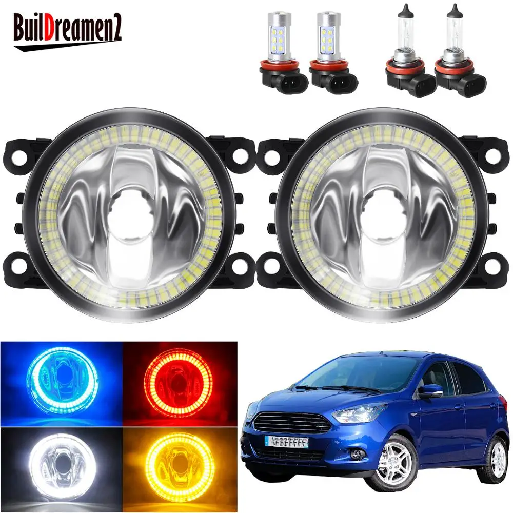 Противотуманные светильник Angel Eye для Ford Figo Ka + Ka 2015, 2016, автомобильные, 20 Вт, противотуманные фары с гало, дневные ходовые огни H11, 12 В
Противотуманные светильник Angel Eye для Ford Figo Ka + Ka 2015, 2016, автомобильные, 20 Вт, противотуманные фары с гало, дневные ходовые огни H11, 12 В