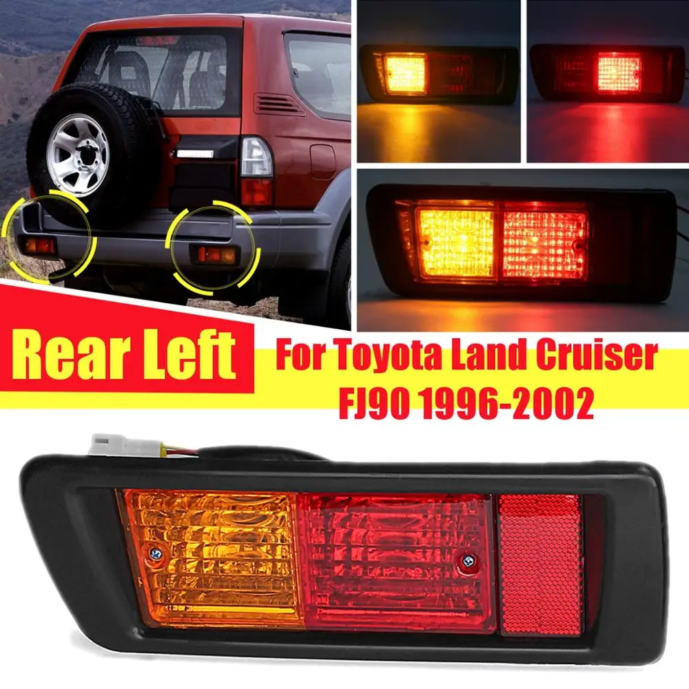 Задний левый и правый задний бампер Противотуманные фары для Toyota Land Cruiser 90/95 LC90 LC95 (1996-2002), прочный водонепроницаемый корпус,
Задний левый и правый задний бампер Противотуманные фары для Toyota Land Cruiser 90/95 LC90 LC95 (1996-2002), прочный водонепроницаемый корпус,