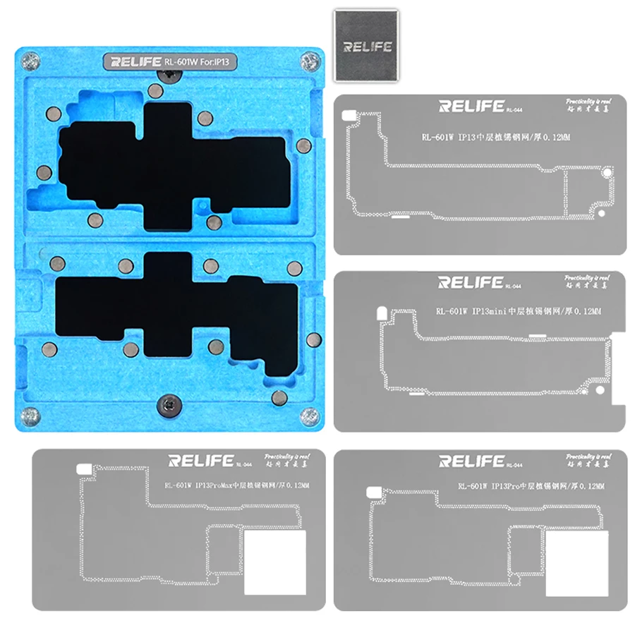 RELIFE RL-601W для iPhone 13/13 Mini/13 Pro/13 Pro Max материнская плата 4 в 1 средний слой Оловянная посадочная платформа фиксатор
RELIFE RL-601W для iPhone 13/13 Mini/13 Pro/13 Pro Max материнская плата 4 в 1 средний слой Оловянная посадочная платформа фиксатор