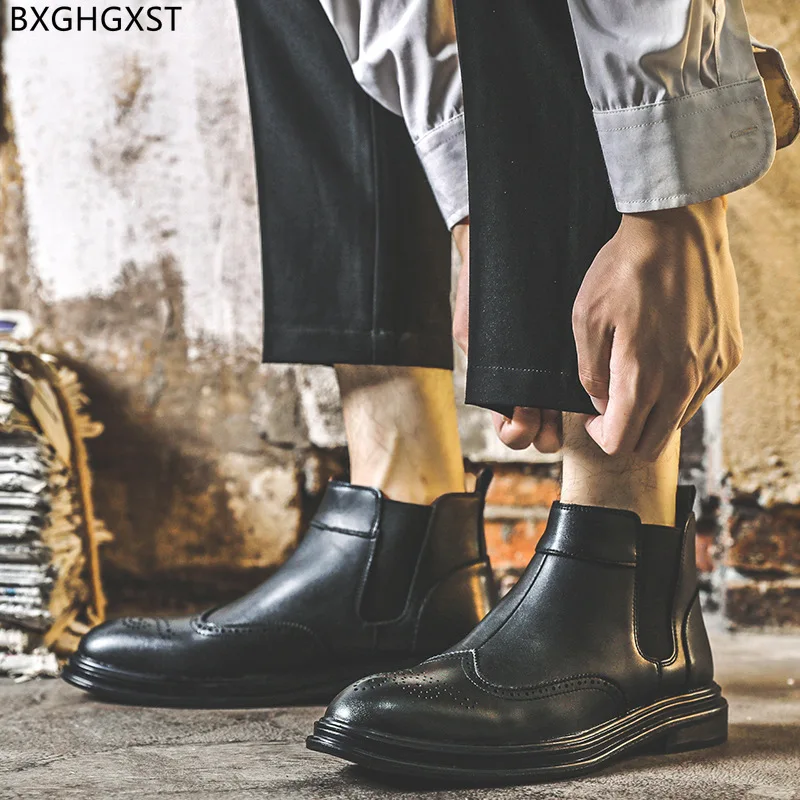 Black Motorcycle Boots for Men Male Luxury Designer Shoes Chelsea Boots for Man 2022 Leather Shoes Mens Boots Casual Chaussure
Black Motorcycle Boots for Men Male Luxury Designer Shoes Chelsea Boots for Man 2022 Leather Shoes Mens Boots Casual Chaussure