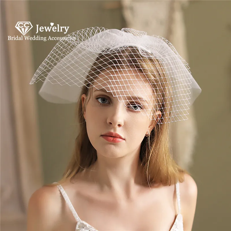 CC Wedding Veil Women Hair Accessories Bridal Headwear Engagement Jewelry Blusher Veils With Combs Double Layer White Ivory V833
CC Wedding Veil Women Hair Accessories Bridal Headwear Engagement Jewelry Blusher Veils With Combs Double Layer White Ivory V833