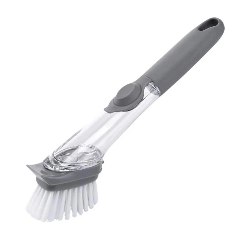 Brush pot, dish, kitchen household long handle, cleaning detergent, automatic liquid-adding brush
Brush pot, dish, kitchen household long handle, cleaning detergent, automatic liquid-adding brush