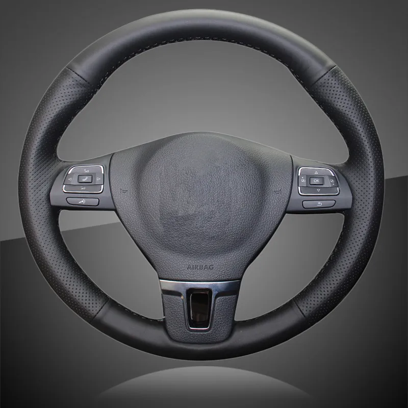 Auto Braid On The Steering Wheel Cover for Volkswagen VW Gol Tiguan Passat B7 Passat CC Touran Jetta Mk6 with Original Leather
Auto Braid On The Steering Wheel Cover for Volkswagen VW Gol Tiguan Passat B7 Passat CC Touran Jetta Mk6 with Original Leather