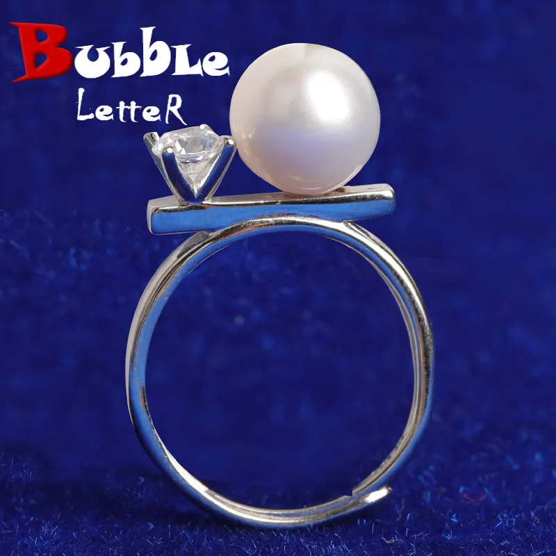 Bubble Letter Pure Pearl Wedding Ring for Women Silver Plated Hip Hop Fashion Jewelry
Bubble Letter Pure Pearl Wedding Ring for Women Silver Plated Hip Hop Fashion Jewelry