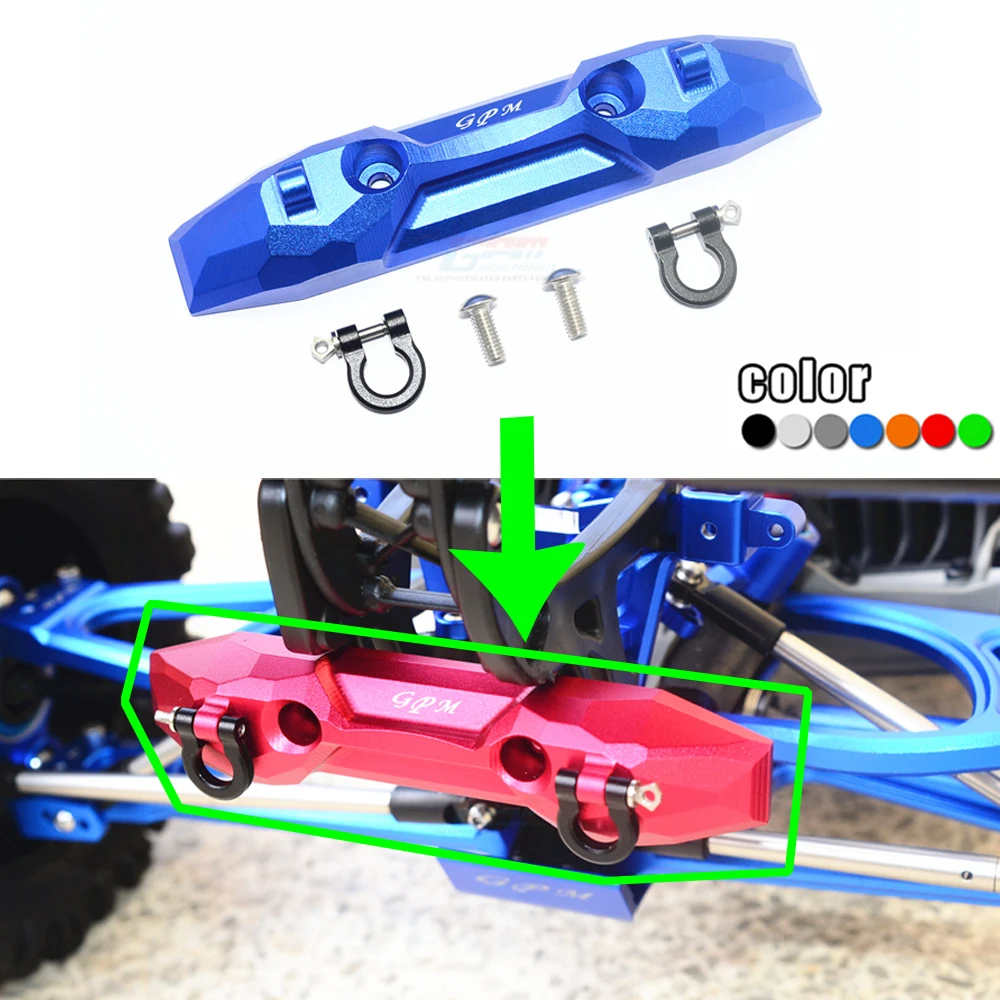 GPM metal Aluminum alloy rear bumper with U-shaped hook #5336 for 1/10 E-REVO 2.0 86086-4 Monster Truck
GPM metal Aluminum alloy rear bumper with U-shaped hook #5336 for 1/10 E-REVO 2.0 86086-4 Monster Truck