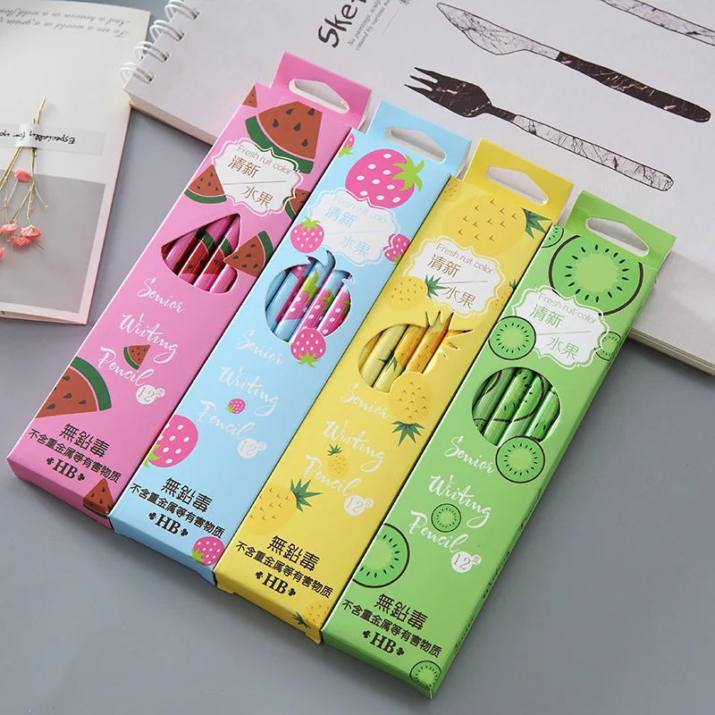 96pcs Summer Style Fruit HB Standard Wooden Pencil Writing Drawing School Supply Student Stationery wholesale
96pcs Summer Style Fruit HB Standard Wooden Pencil Writing Drawing School Supply Student Stationery wholesale