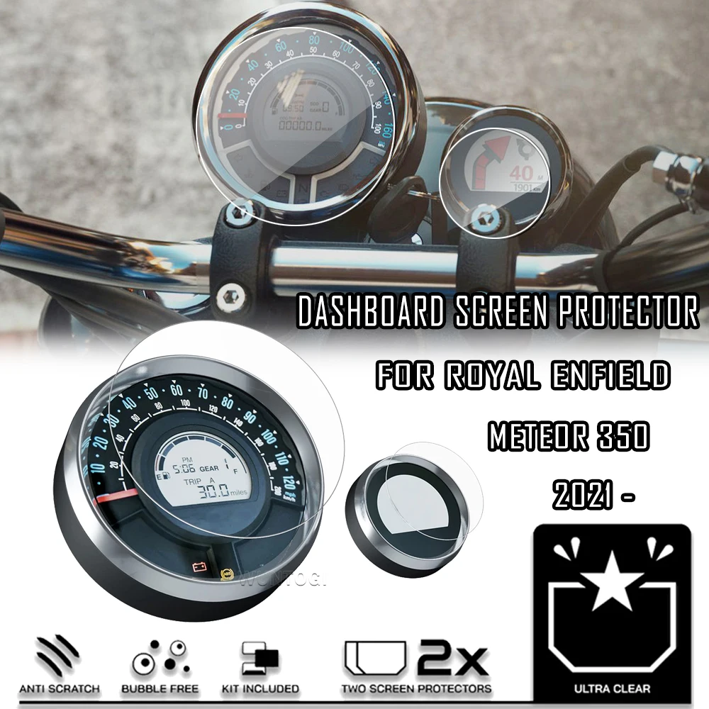 Motorcycle Dashboard Screen Protector for Royal Enfield Meteor 350 2021 HD Anti-glare Scratch Cluster Screen Protection Film
Motorcycle Dashboard Screen Protector for Royal Enfield Meteor 350 2021 HD Anti-glare Scratch Cluster Screen Protection Film