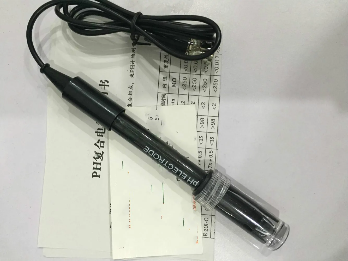 E-201 Electrode PH Composite Electrode Plastic Shell PH Electrode Composite PH Electrode Q9 Connector E-201-9
E-201 Electrode PH Composite Electrode Plastic Shell PH Electrode Composite PH Electrode Q9 Connector E-201-9
