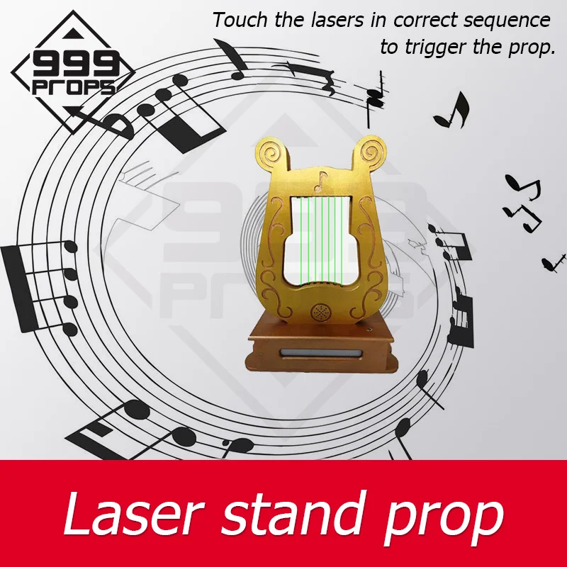 Laser stand prop laser harp prop touch the lasers in correct sequence to trigger escape room game 999PROPS
Laser stand prop laser harp prop touch the lasers in correct sequence to trigger escape room game 999PROPS