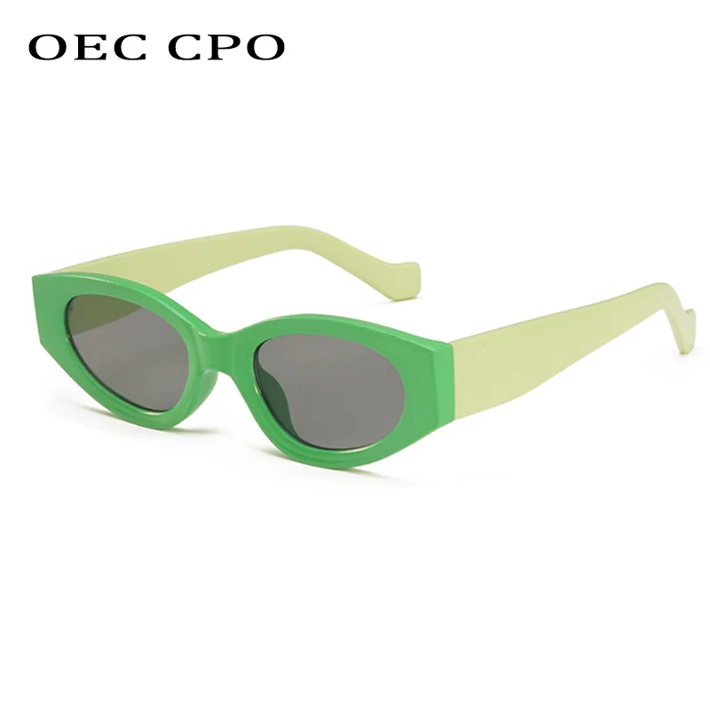 OEC CPO Vintage Cat Eye Sunglasses Green Punk Style UV400 Protection Oval Shape Fashionable Eyewear for Women And Men
OEC CPO Vintage Cat Eye Sunglasses Green Punk Style UV400 Protection Oval Shape Fashionable Eyewear for Women And Men