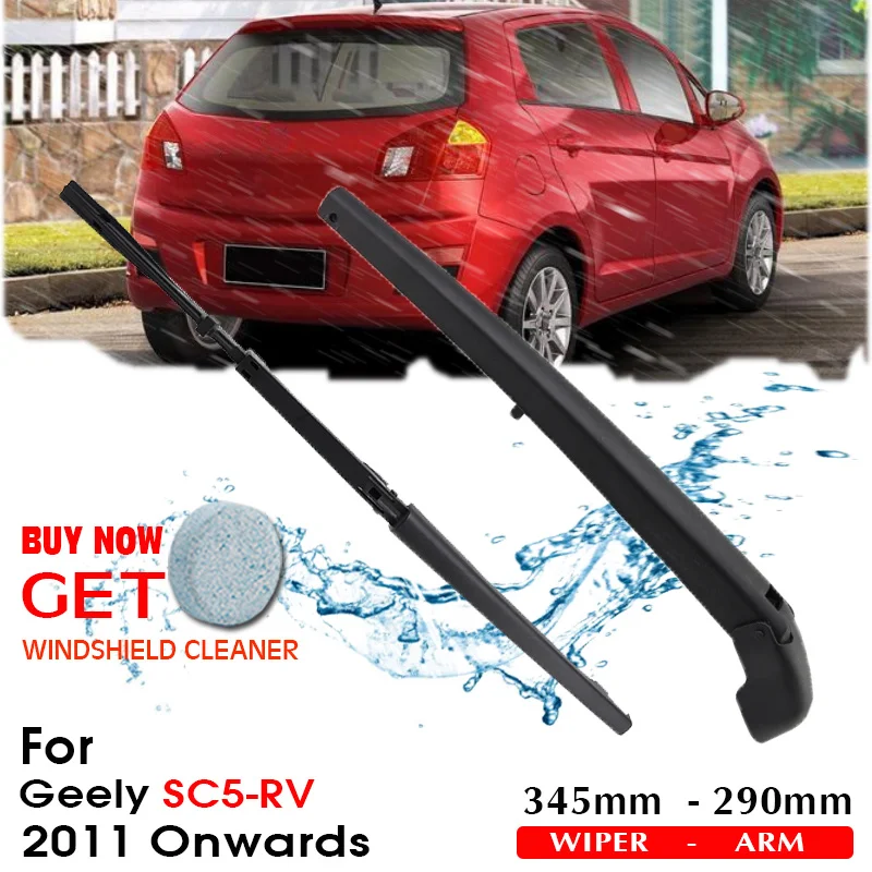 Car Wiper Blade Rear Back Window Windscreen Windshield Wiper For Geely SC5-RV Hatchback 345mm 2011 Onwards Auto Accessories