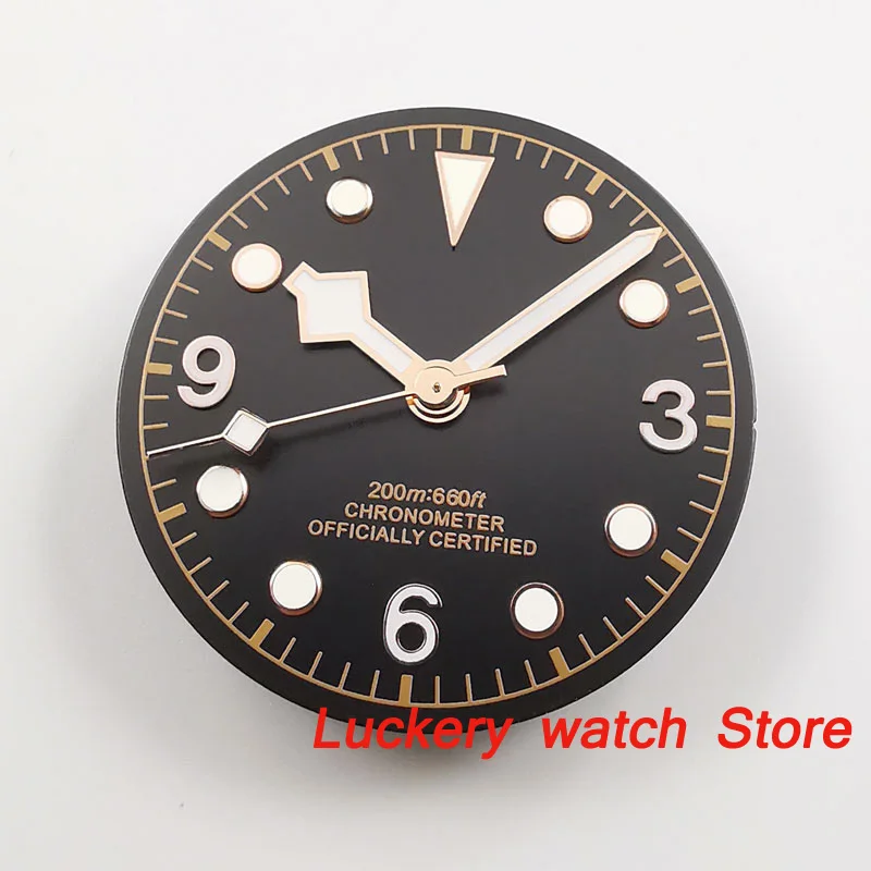 Corgeut 30.5mm watch dial+hands fit for Miyota 8215;Mingzhu 2813;ETA 2824 2836 Automatic movement 369
Corgeut 30.5mm watch dial+hands fit for Miyota 8215;Mingzhu 2813;ETA 2824 2836 Automatic movement 369