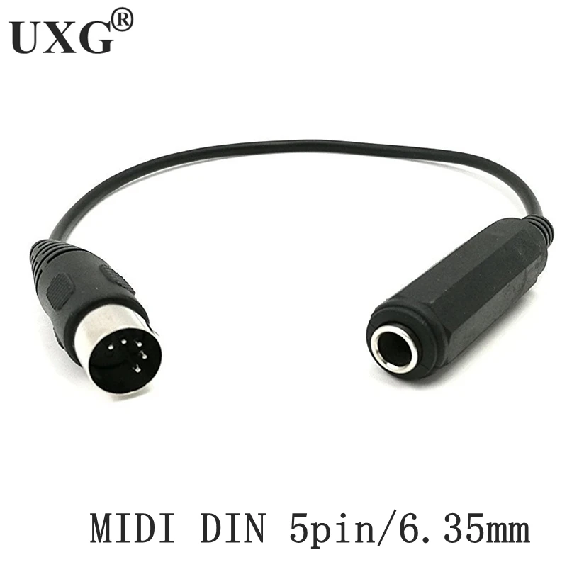 5 Pin DIN Mono 6.35 Audio Cable Line 5Pin DIN Male Mono 6.35mm 1/4 TRS Female Audio Line Cable 5P MIDI 6.35 Audio wire cord 30cm
5 Pin DIN Mono 6.35 Audio Cable Line 5Pin DIN Male Mono 6.35mm 1/4 TRS Female Audio Line Cable 5P MIDI 6.35 Audio wire cord 30cm