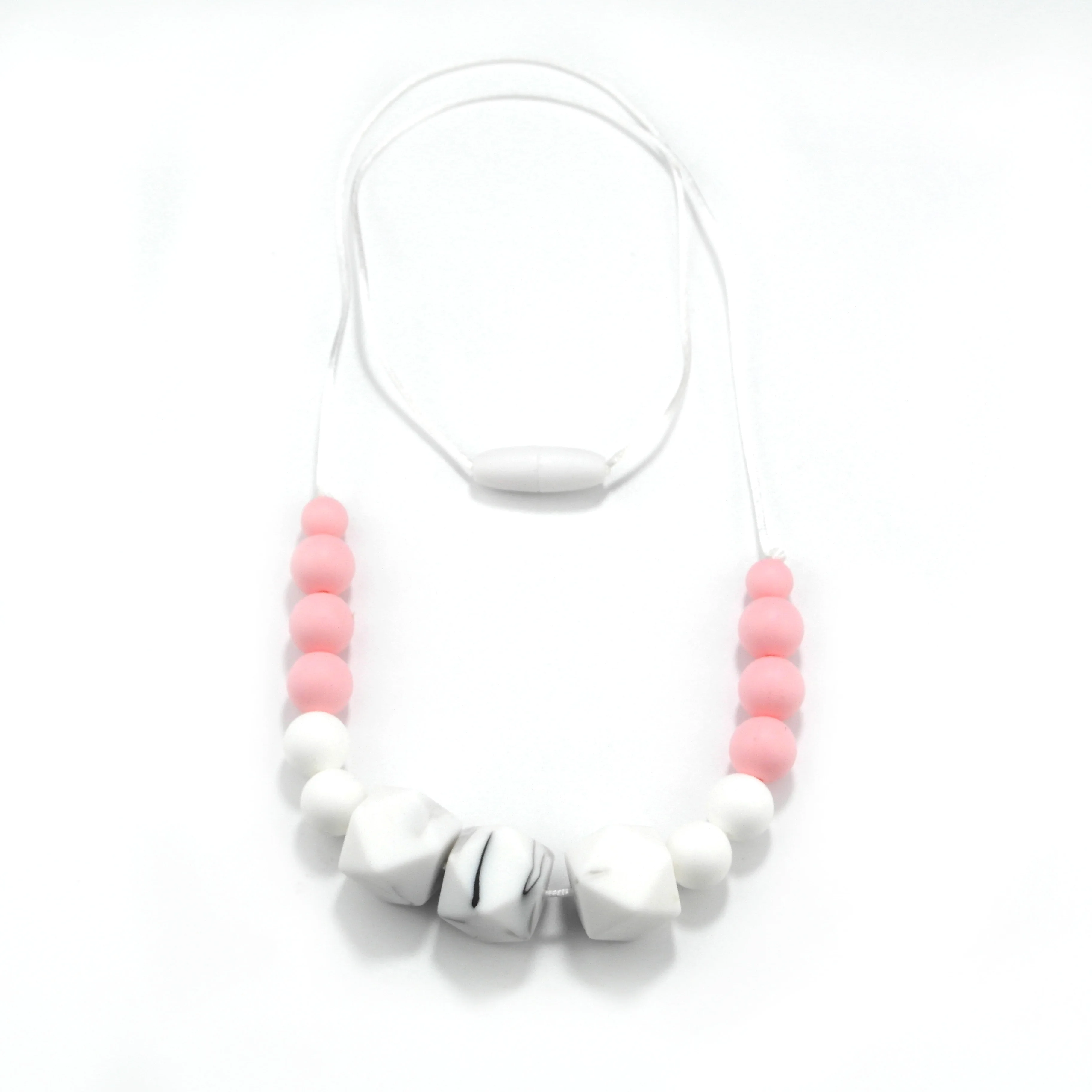 Sutoyuen BPA Free Beads & Geometric Food Grade Silicone Beads Necklace Teething Baby Nursing Teether Necklace Silicone Pink
Sutoyuen BPA Free Beads & Geometric Food Grade Silicone Beads Necklace Teething Baby Nursing Teether Necklace Silicone Pink