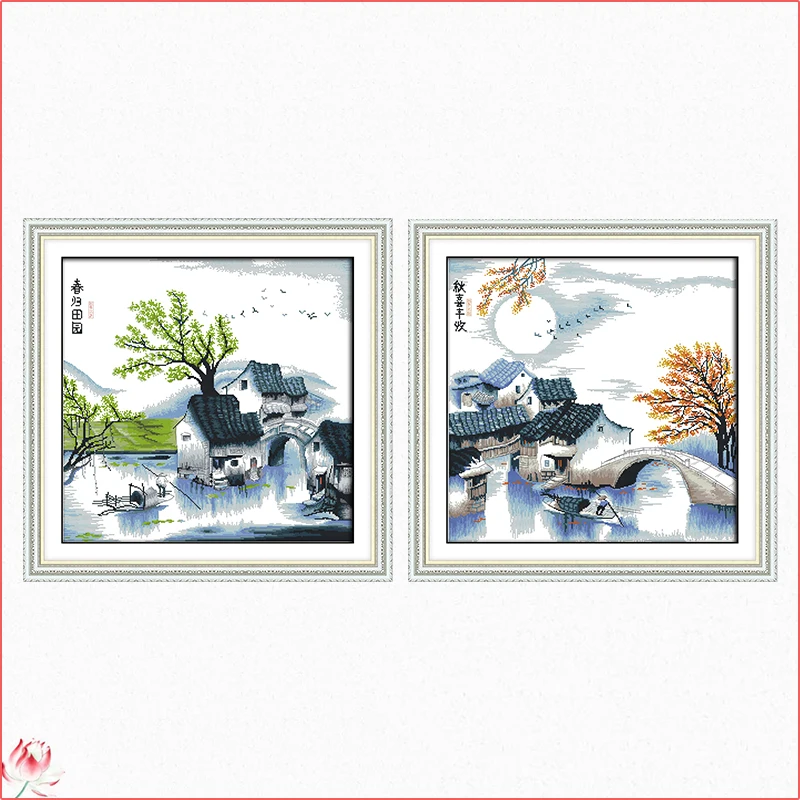 Joy Sunday Jiangnan пейзаж набор для вышивки крестом DIY весенний узор набор для вышивания 14CT 11CT набор для рукоделия для шитья домашний деко
Joy Sunday Jiangnan пейзаж набор для вышивки крестом DIY весенний узор набор для вышивания 14CT 11CT набор для рукоделия для шитья домашний деко
