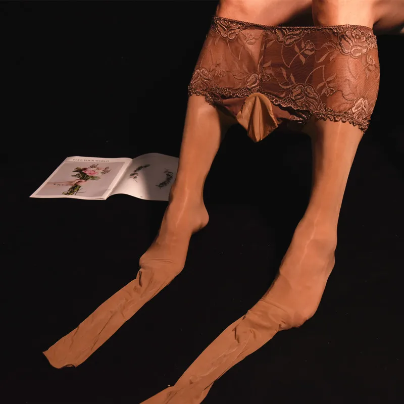 Sexy Men 2 in 1 Lace Underwear Stocking Plus Size U Convex Pouch Stockings COCkring Open Close Sleeve Gloosy Shiny Sexy Tight 18
Sexy Men 2 in 1 Lace Underwear Stocking Plus Size U Convex Pouch Stockings COCkring Open Close Sleeve Gloosy Shiny Sexy Tight 18