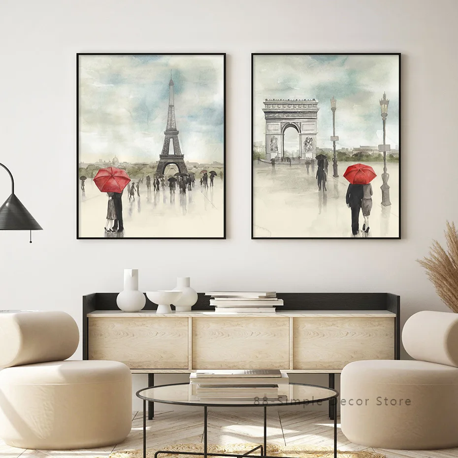 Vintage Paris Rainy Street View Eiffel Tower Poster Canvas Painting Wall Art Print Picture For Home Decoration Pictures
Vintage Paris Rainy Street View Eiffel Tower Poster Canvas Painting Wall Art Print Picture For Home Decoration Pictures