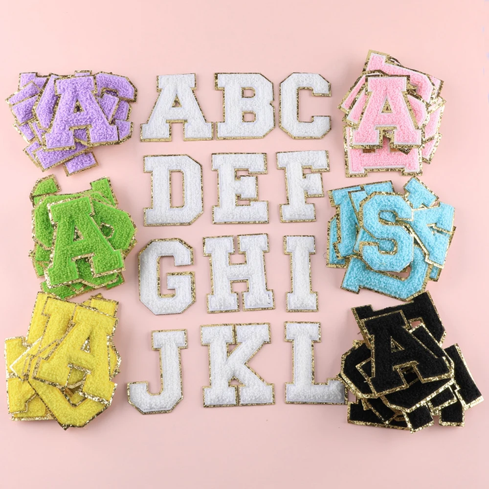 26 Pcs Towel Embroidered Letters Alphabet Applique Seuqins Iron On Patches For Clothing Bags Jacket DIY Name Patch Accessories
26 Pcs Towel Embroidered Letters Alphabet Applique Seuqins Iron On Patches For Clothing Bags Jacket DIY Name Patch Accessories
