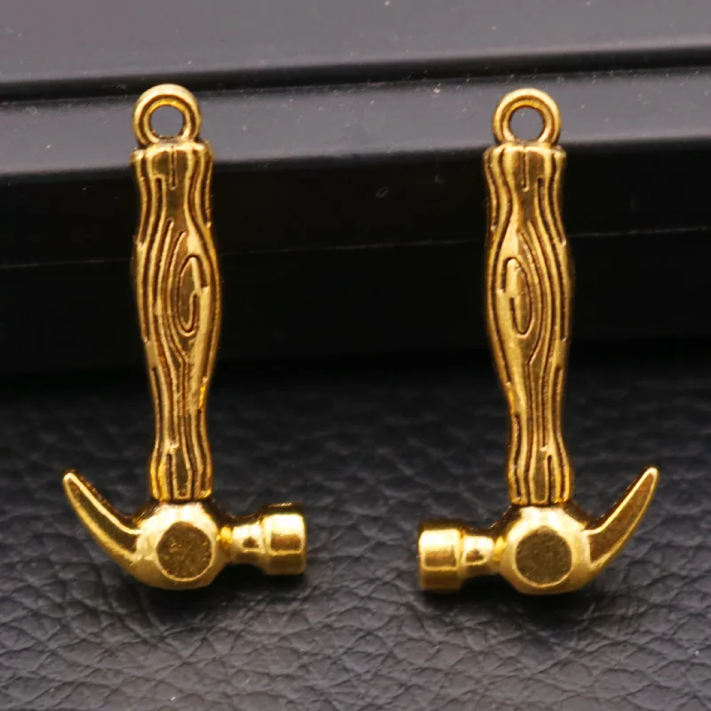 8pcs 3D Antique Gold Colors Hammer Pendants DIY Retro Necklace Bracelet Metal Accessories For Charms Jewelry Handicraft Making
8pcs 3D Antique Gold Colors Hammer Pendants DIY Retro Necklace Bracelet Metal Accessories For Charms Jewelry Handicraft Making