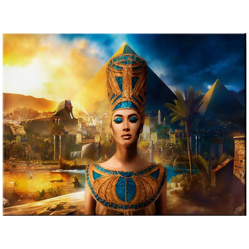 5D Daimond Painting Cleopatra Queen of Egypt Full Drill Cross Stitch Diamond Paiting Pyramid, Pharaoh Art Picture WG3315
5D Daimond Painting Cleopatra Queen of Egypt Full Drill Cross Stitch Diamond Paiting Pyramid, Pharaoh Art Picture WG3315